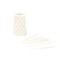 Hand-Carved Natural Bone Cocktail Picks and Storage Jar for Stylish Bar-ware and Entertaining